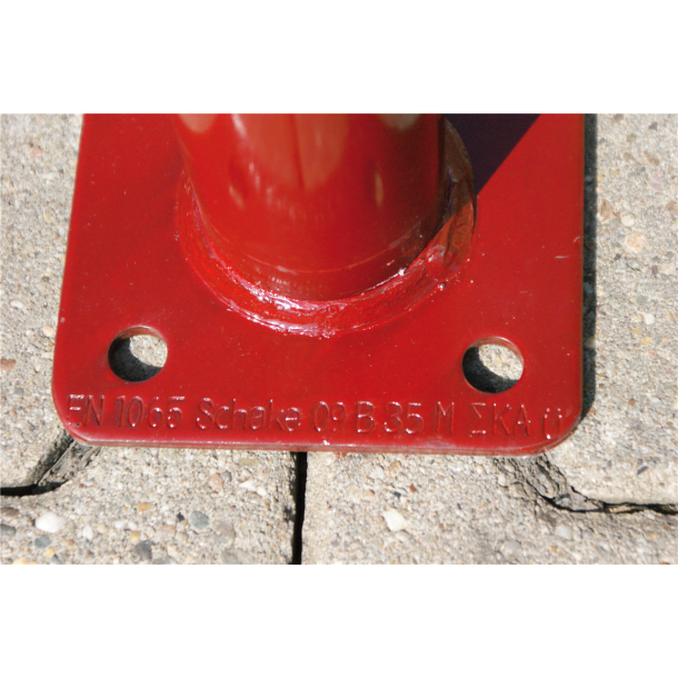 Euro formwork prop of class B/D | painted, with outer thread | B/D35 extent length: 1.96 m - 3.50 m